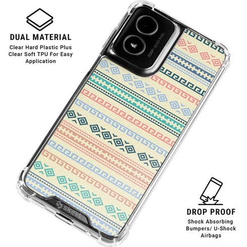 Summer Pattern Moto G Power 5G (2024) Clear Case