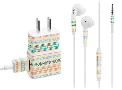 Summer Pattern Phone Charger Skin