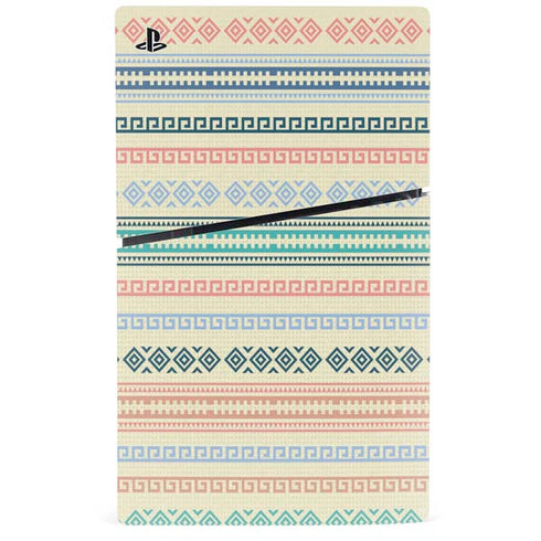 Summer Pattern PS5 Slim Digital Edition Console Skin