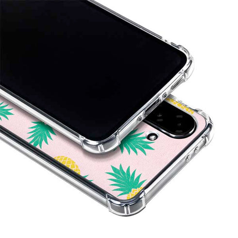 Summer Pineapples Galaxy A36 5G Clear Case