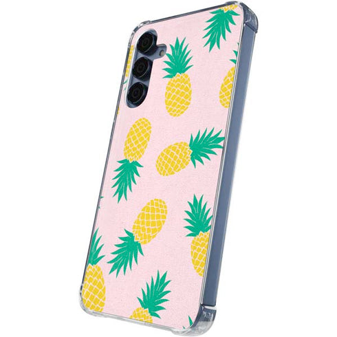 Summer Pineapples Galaxy A55 5G Clear Case