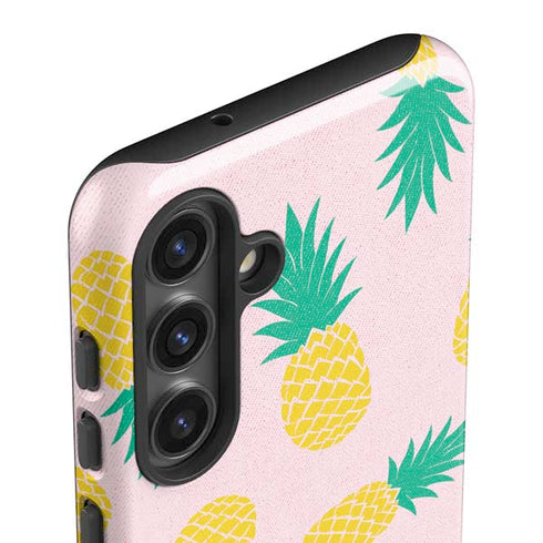 Summer Pineapples Galaxy S25 Impact Case