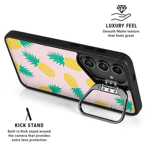 Summer Pineapples Galaxy S24 Kickstand Case