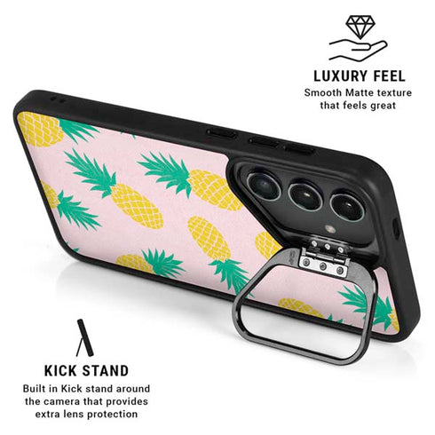 Summer Pineapples Galaxy S24 Plus Kickstand Case