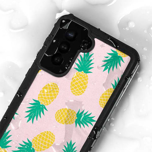 Summer Pineapples Galaxy S24 Plus Waterproof Case