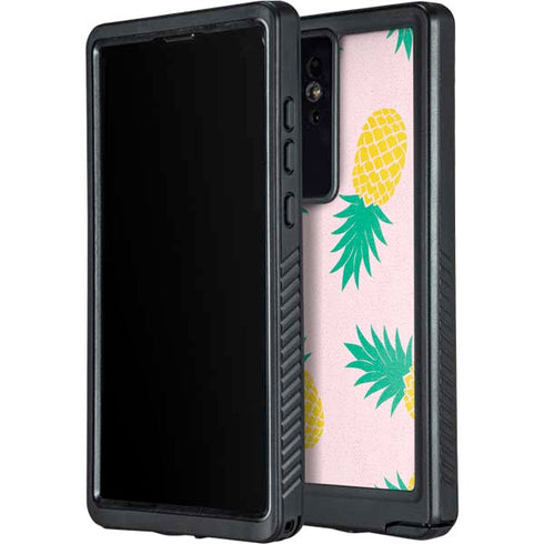 Summer Pineapples Galaxy S24 Ultra Waterproof Case