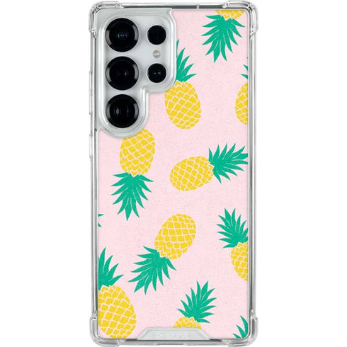 Summer Pineapples Galaxy S25 Ultra Clear Case