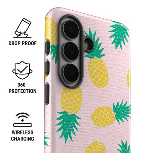 Summer Pineapples Galaxy S26 Impact Case
