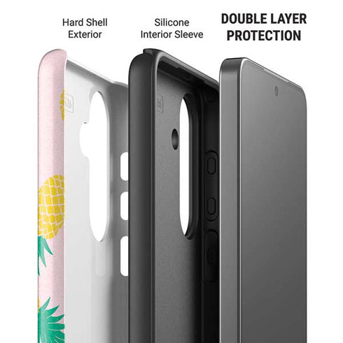 Summer Pineapples Galaxy S26 Impact Case