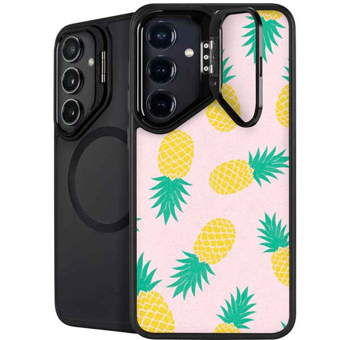 Summer Pineapples Galaxy S26 Plus Kickstand Case