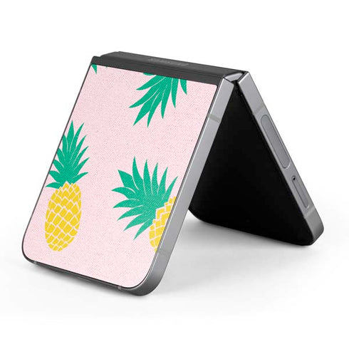 Summer Pineapples Galaxy Z Flip6 Skin