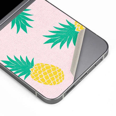 Summer Pineapples Galaxy Z Flip6 Skin