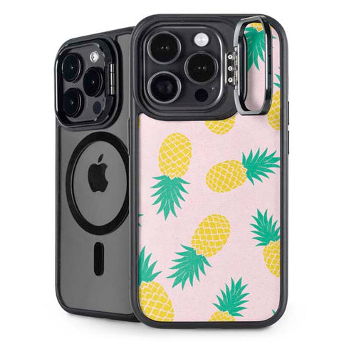Summer Pineapples iPhone 14 Pro Max Kickstand Case