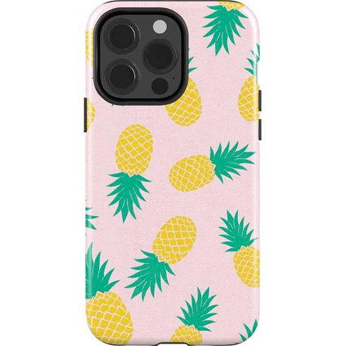 Summer Pineapples iPhone 15 Pro Impact Case