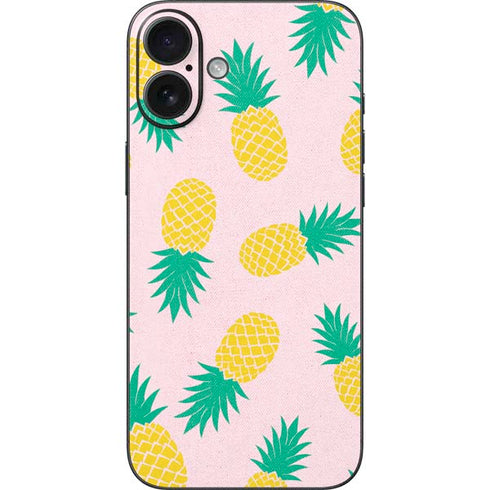 Summer Pineapples iPhone 16 Plus Skin