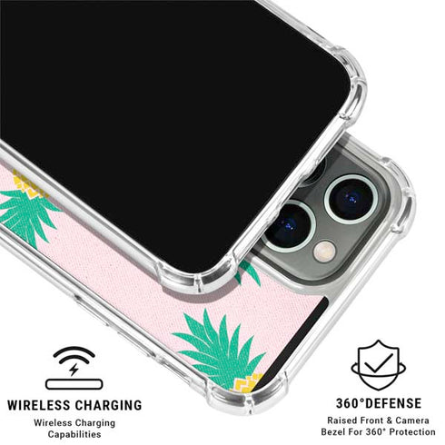 Summer Pineapples iPhone 16 Pro Clear Case