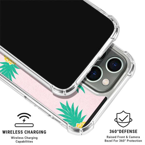 Summer Pineapples iPhone 16 Pro Max Clear Case