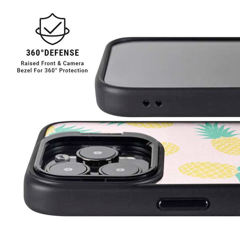 Summer Pineapples iPhone 16 Pro Max Kickstand Case