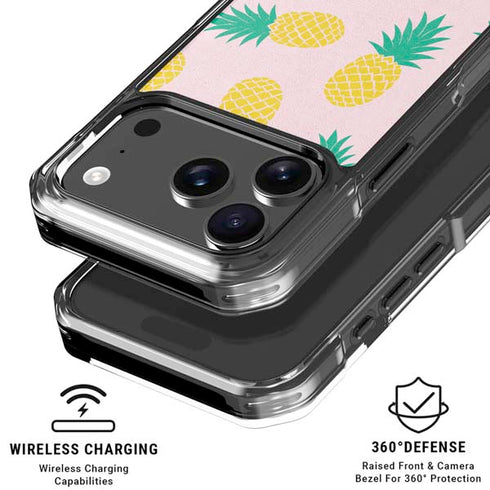 Summer Pineapples iPhone 18 Pro Clear Case