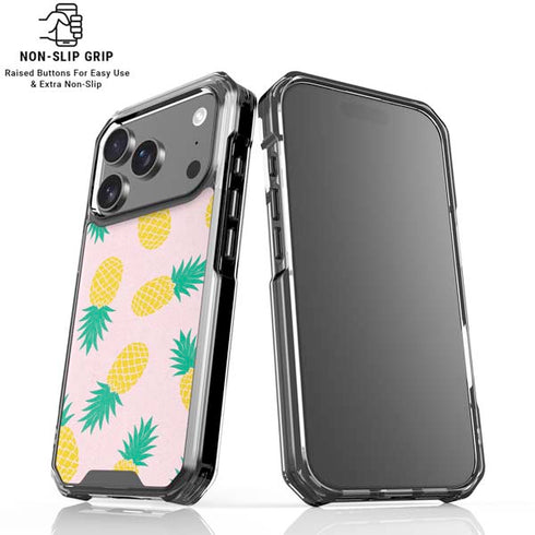 Summer Pineapples iPhone 18 Pro Clear Case