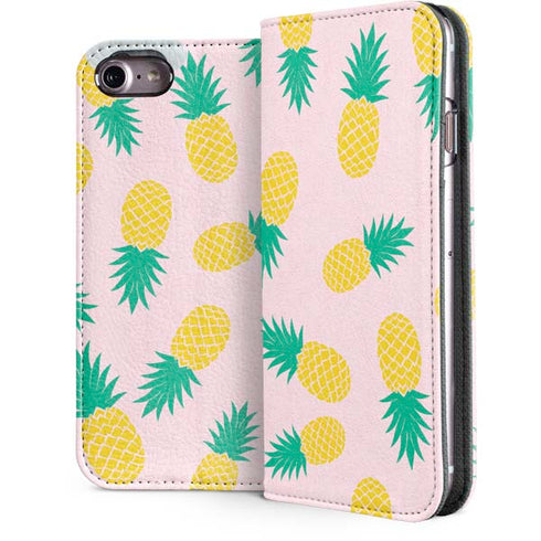 Summer Pineapples iPhone 7 Folio Case