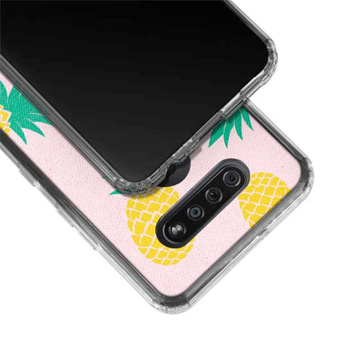 Summer Pineapples LG K51/Q51 Clear Case