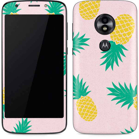 Summer Pineapples Moto E5 Play Skin