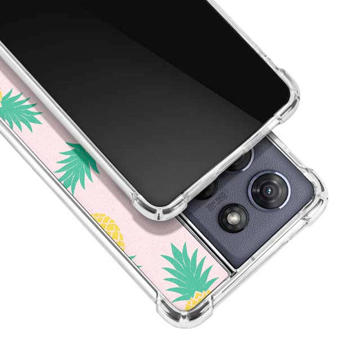 Summer Pineapples Moto G 5G (2025) Clear Case