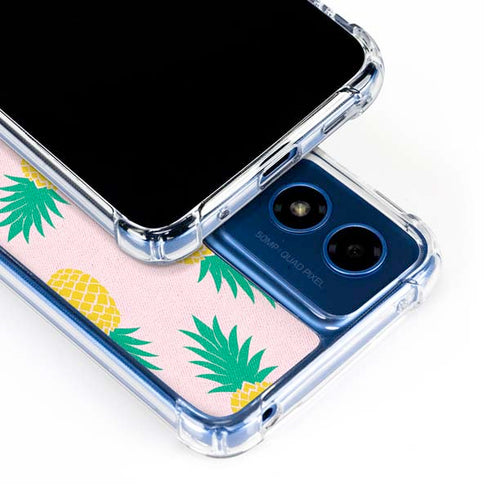Summer Pineapples Moto G 5G (2024) Clear Case