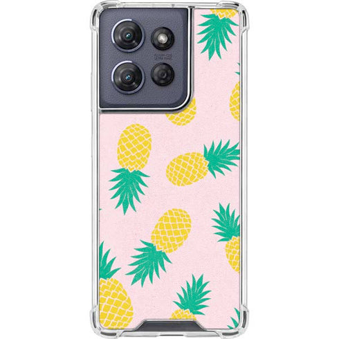 Summer Pineapples Moto G Play 5G (2025) Clear Case
