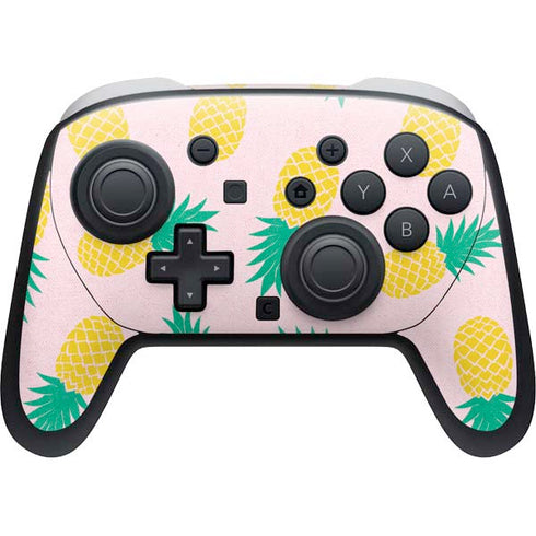 Summer Pineapples Nintendo Switch 2 (2025) Pro Controller Skin