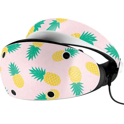 Summer Pineapples PlayStation VR2 Skin