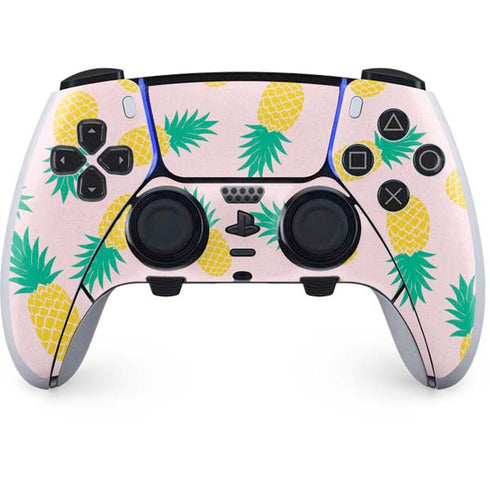 Summer Pineapples PS5 DualSense Edge Pro Controller Skin