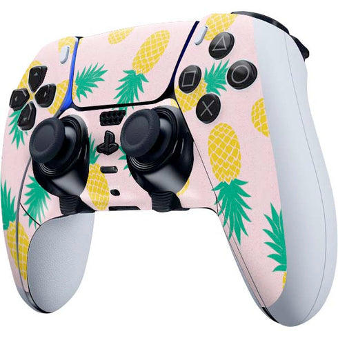Summer Pineapples PS5 DualSense Edge Pro Controller Skin