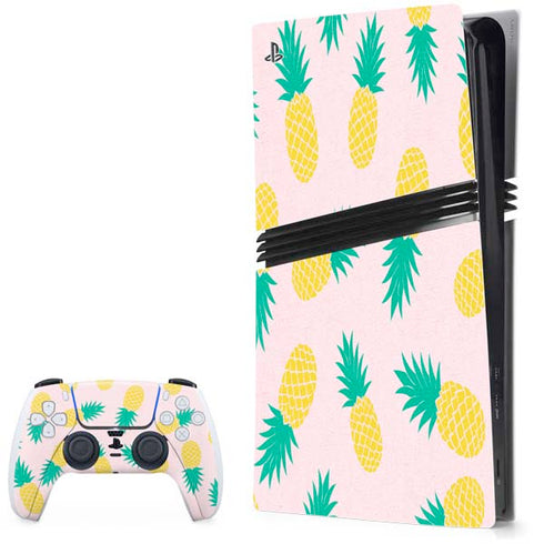 Summer Pineapples PS5 Pro Bundle Skin