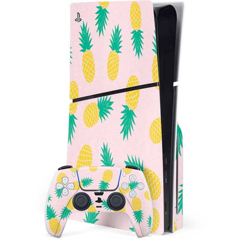 Summer Pineapples PlayStation PS5 Skins