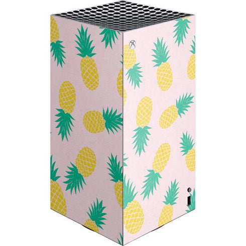 Summer Pineapples XBox Series X Digital Edition Console Skin