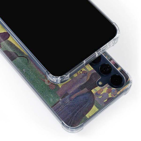 Georges Seurat Sunday Afternoon on the Island of La Grande Jatte Galaxy A55 5G Clear Case
