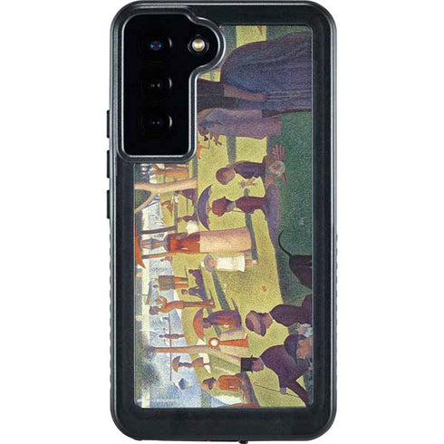 Georges Seurat Sunday Afternoon on the Island of La Grande Jatte Galaxy S24 Plus Waterproof Case