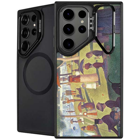 Georges Seurat Sunday Afternoon on the Island of La Grande Jatte Galaxy S24 Ultra Kickstand Case