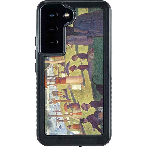 Georges Seurat Sunday Afternoon on the Island of La Grande Jatte Galaxy S24 Waterproof Case