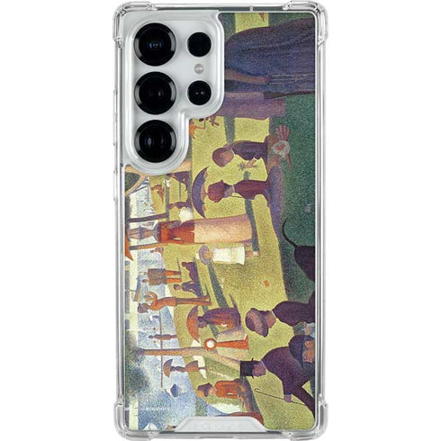 Georges Seurat Sunday Afternoon on the Island of La Grande Jatte Galaxy S25 Ultra Clear Case