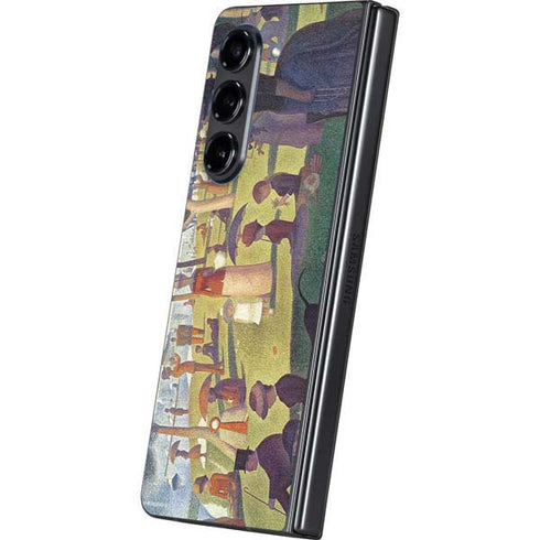 Georges Seurat Sunday Afternoon on the Island of La Grande Jatte Galaxy Z Fold5 5G Skin