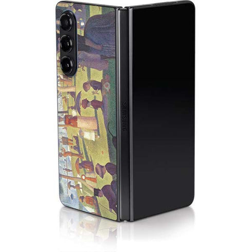 Georges Seurat Sunday Afternoon on the Island of La Grande Jatte Galaxy Z Fold5 5G Skin