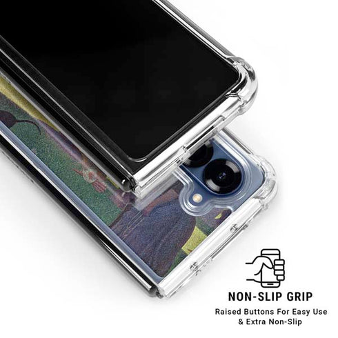 Georges Seurat Sunday Afternoon on the Island of La Grande Jatte Galaxy Z Fold6 Clear Case