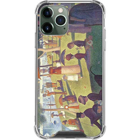 Georges Seurat Sunday Afternoon on the Island of La Grande Jatte iPhone 12 Pro Clear Case