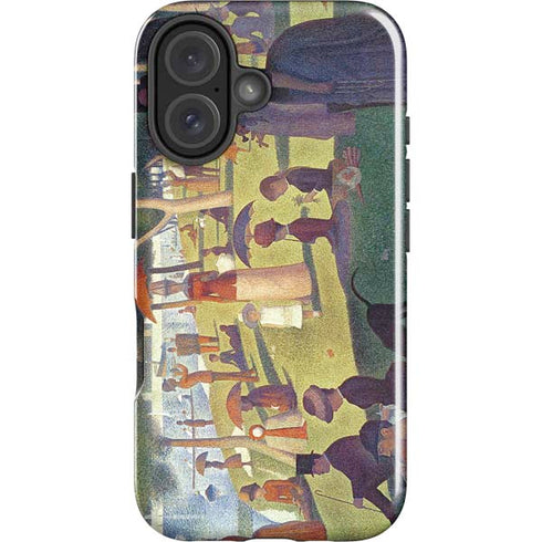 Georges Seurat Sunday Afternoon on the Island of La Grande Jatte iPhone 16 Impact Case