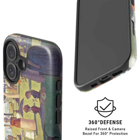 Georges Seurat Sunday Afternoon on the Island of La Grande Jatte iPhone 16 Magsafe Impact Case