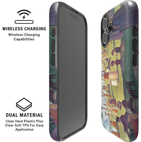 Georges Seurat Sunday Afternoon on the Island of La Grande Jatte iPhone 16 Magsafe Impact Case