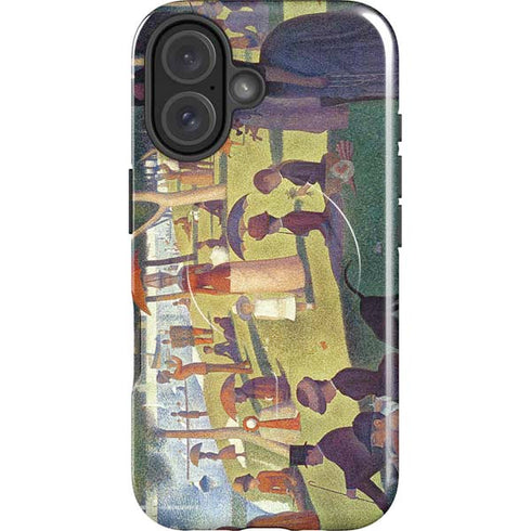 Georges Seurat Sunday Afternoon on the Island of La Grande Jatte iPhone 16 Plus Magsafe Impact Case
